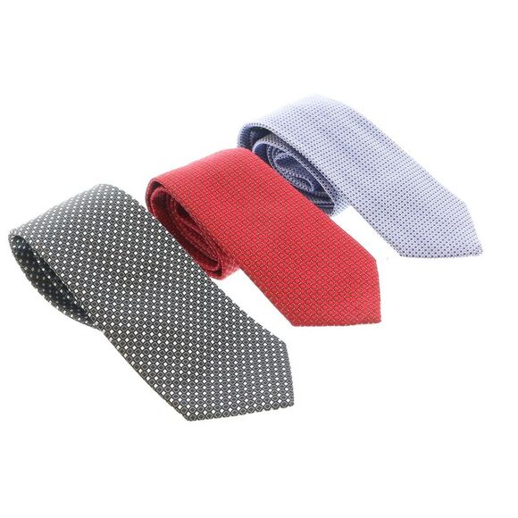 Emporio Armani Multicolor Assorted 100% Silk Tie Collection-Set of 3